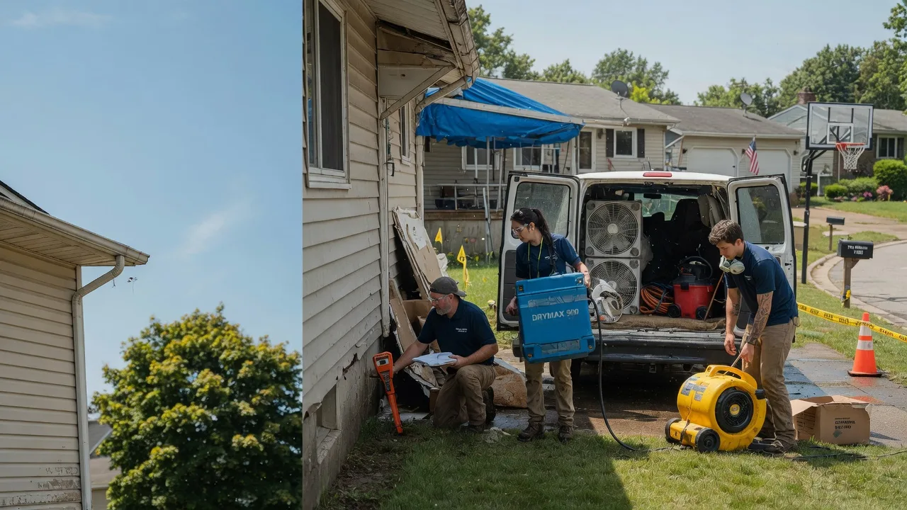 Ceiling Leak Cleanup in Martinsburg, WV near me